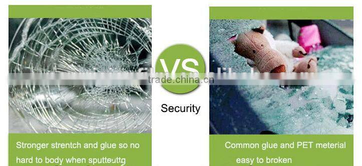 Professional transparent security glass film car window security film