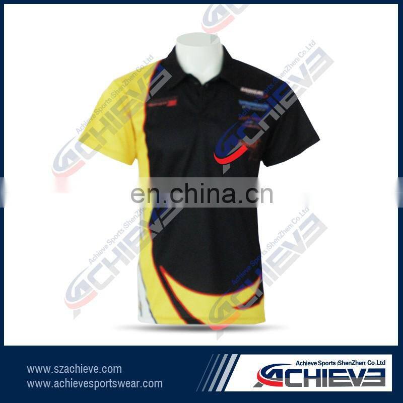 cheap custom breath polo shirts with 100%polyester