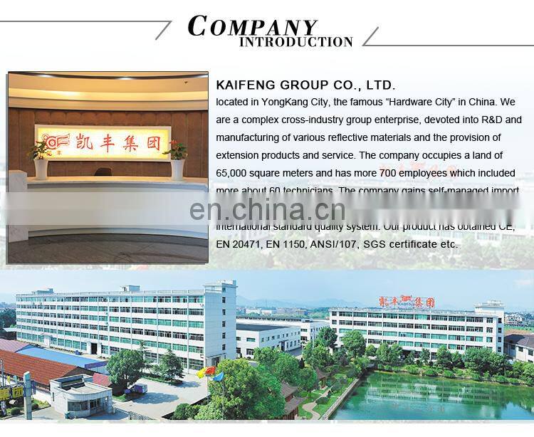 Multi coloured reflective polyester webbing with high reflective tape K-11