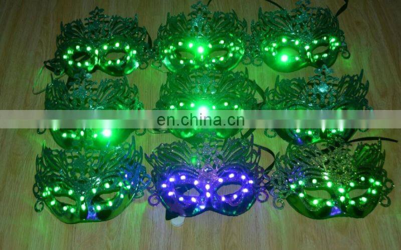 Sexy led mask for Masquerade ball,led facial mask for Halloween