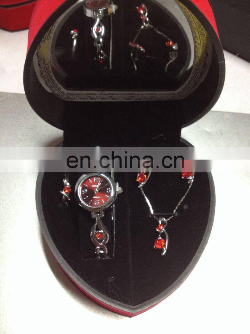 Fashionable watch jewelry, wholesale jewelry set