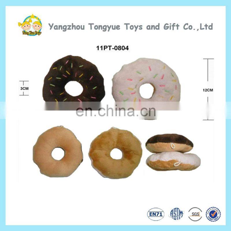 Funny Adorable Donut Soft Plush Pet Toys for Dogs