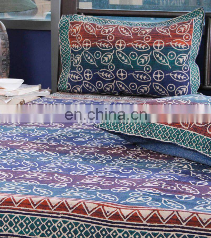 INDIAN Colorful circle printed Polar Fleece for Bed Sheet US/UK BASED