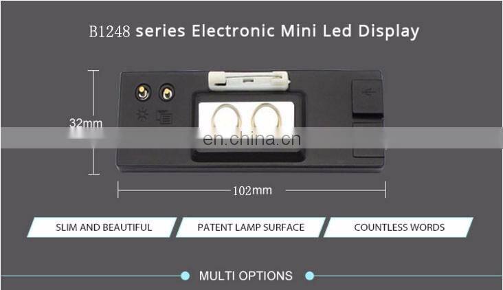 LANPAI Wholesale scrolling LED Message Badge/ Tag