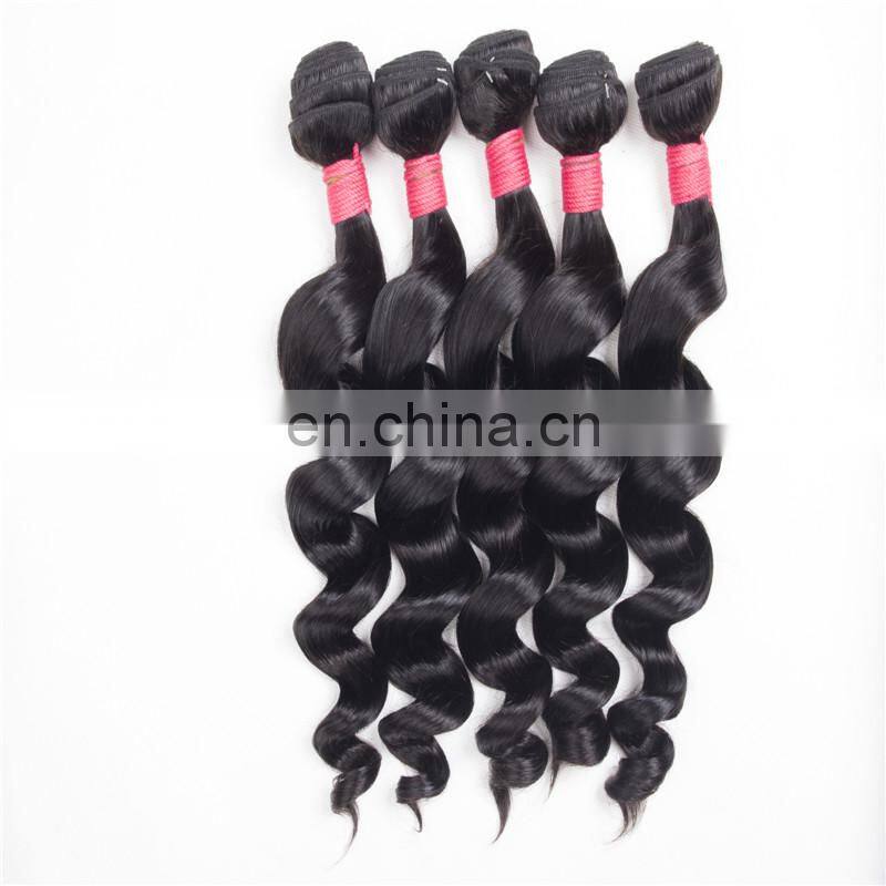 9A Popular Loose Wave Indian Bundles More Soft Hair Full Ends Weaves