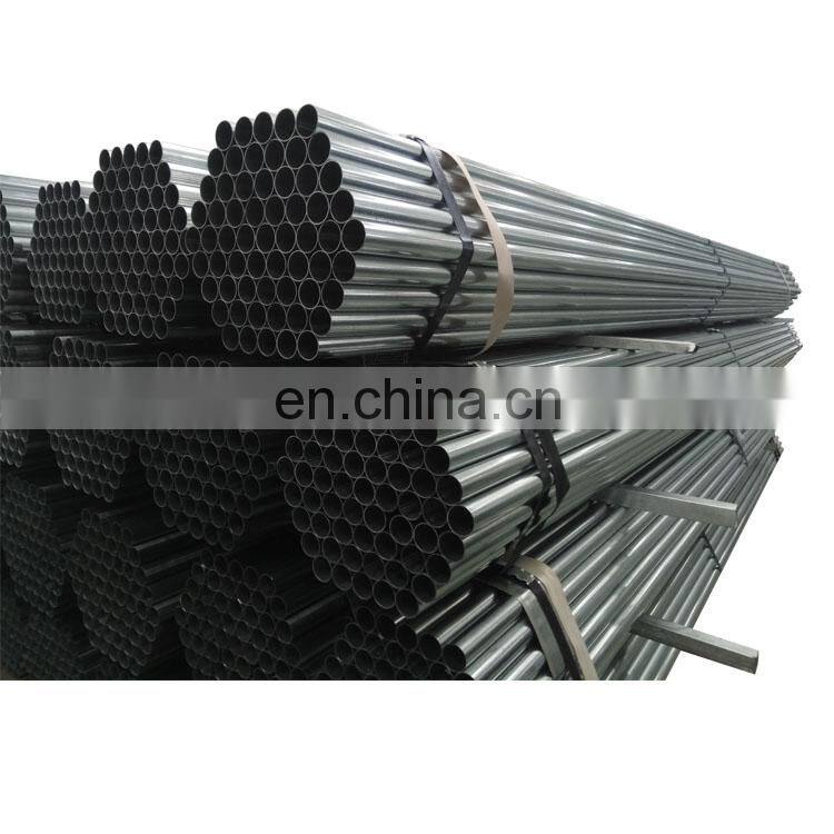 Wholesale high quality building material zinc galvanized steel round tube