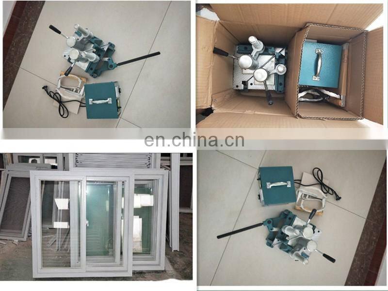 Manual UPVC window welding machine portable window frame welding machine
