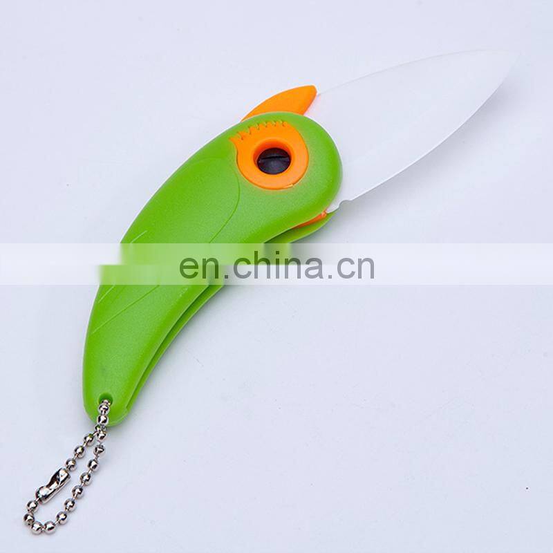 Wholesale Bird Shaped Creative Kitchen Gadgets Bird Kitchen Ceramic knife Food Fruit Vegetable Gadgets