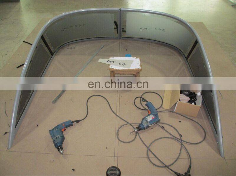 Aluminum Alloy Frame Customized Windshields for Boats