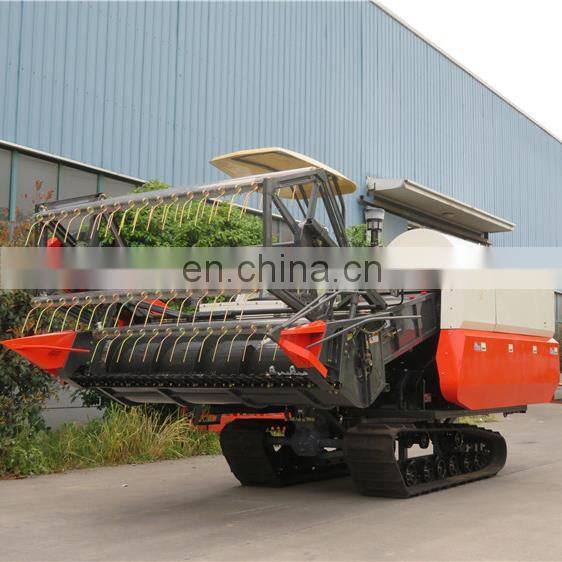 88hp Kubota Similar Small Tank Rice Wheat Harvester Combine