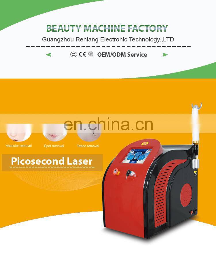 2019 New Design Yag Laser Tattoo Removal pigmentation Removal Portable Picosecond Beauty Machine