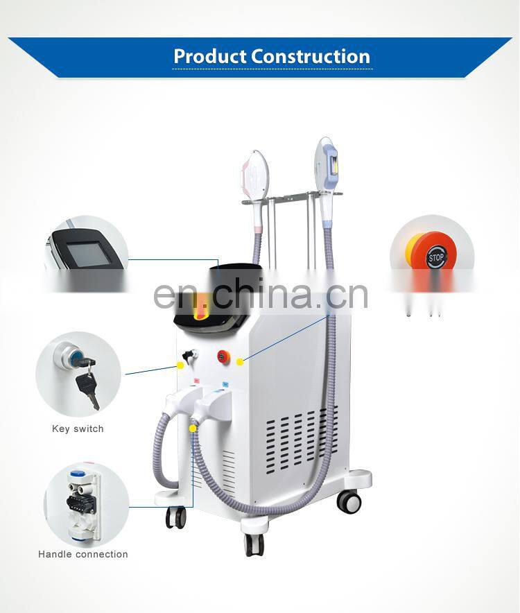 Double 360 Magneto-Optic Machine SHR Hair Removal Laser Tattoo Removal Machine