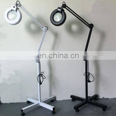 Nail beauty equipment magnifier magnifying nail Lamp with stand for nail salon use
