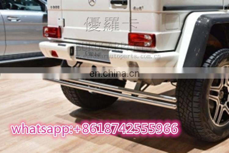 Rear Guard Protection Bullbar for W463 rear bumper guard for G63 G65 G500 G55 G800 autoparts for G class w463 Components 2017