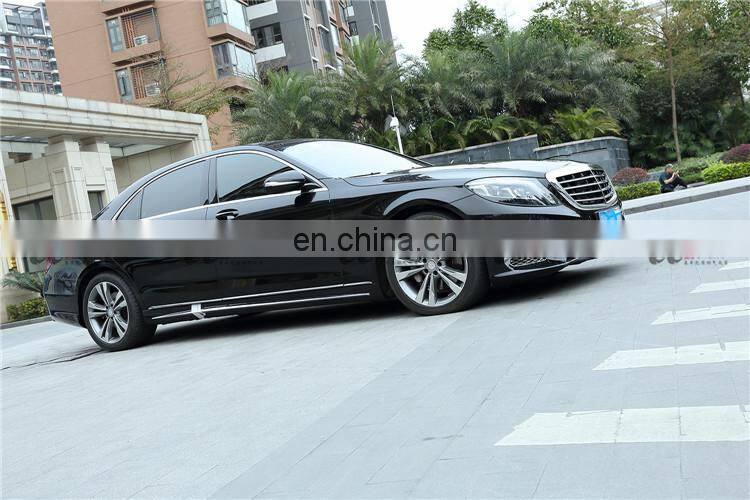 High quality Plastic material S65 style  body kit for new Mercedes Benz s class w222 front bumper rear bumper and side skirts