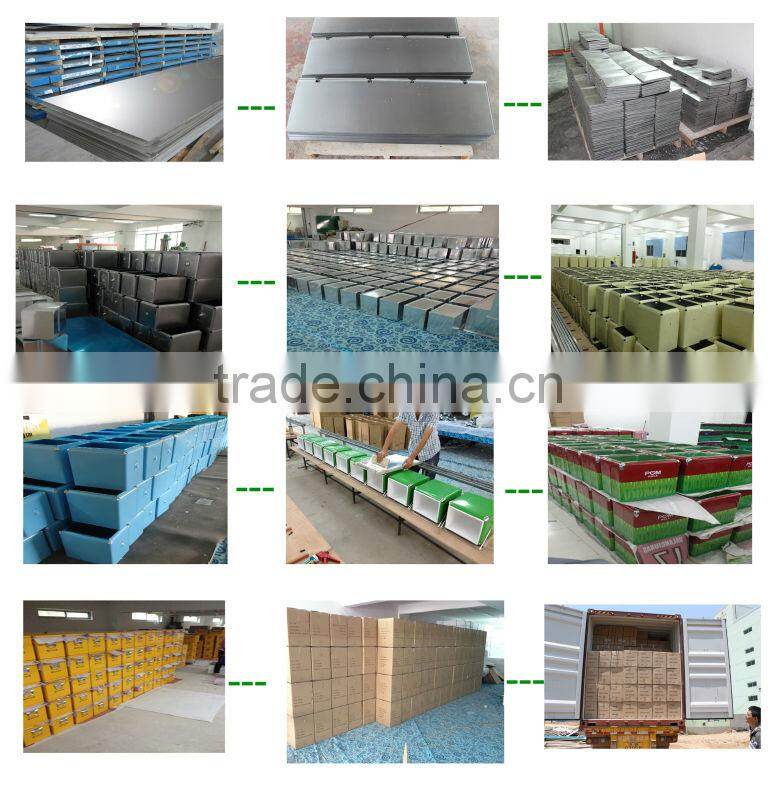 Portable metal retro 10l cooler box for cans and bottles