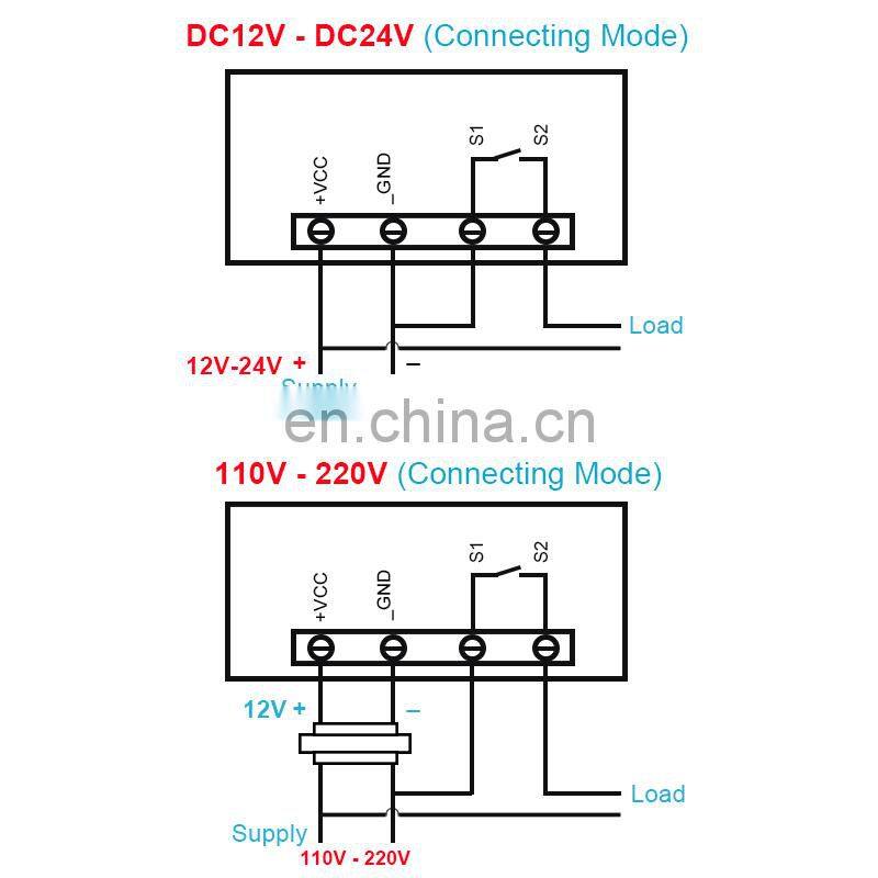 W3230 AC 110V-220V DC 12V Digital Thermostat Temperature Controller Regulator Heating Cooling Control Instruments LED Display