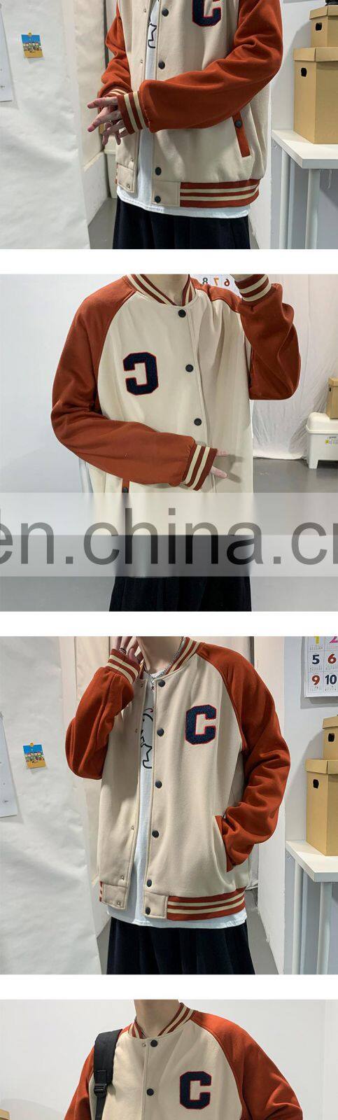 New year Christmas embroidered Mens Clothing Satin Coat Custom BomberJackets Zip Up winter Jacket