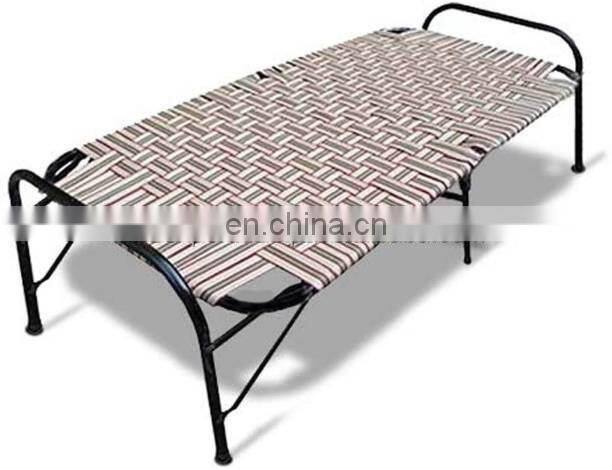 black colour metal bed