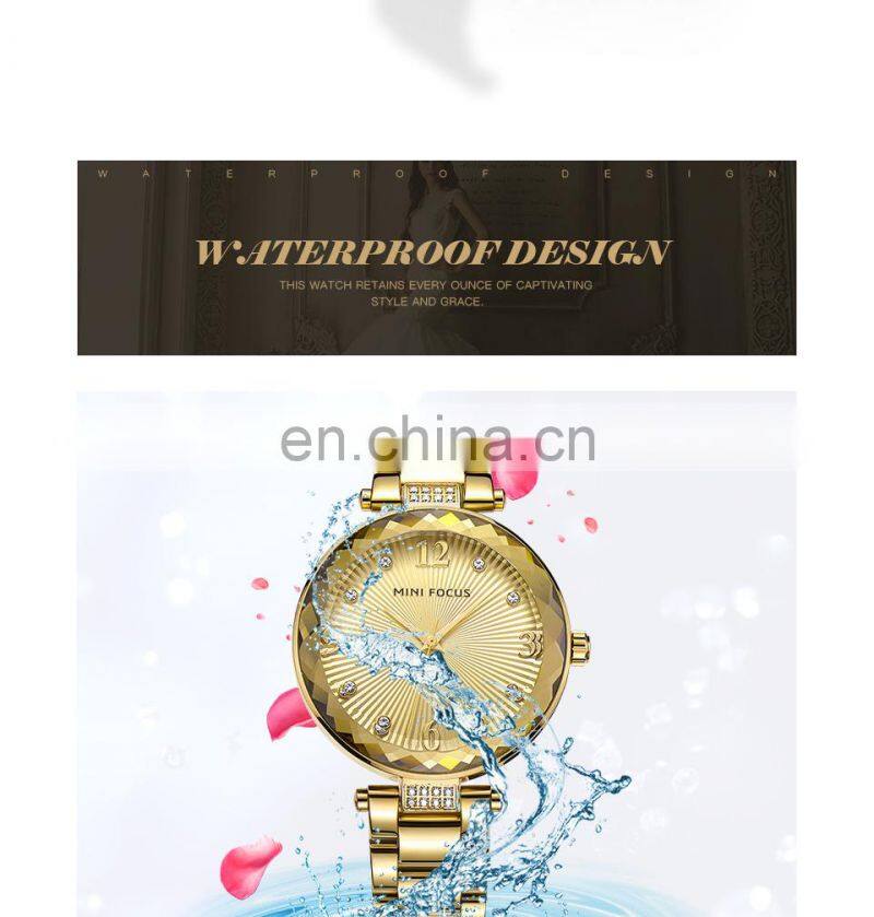 MINI FOCUS MF0038L Women Wristwatch Waterproof Brand Luxury Watches Fashion Casual Ladies Quartz Watch