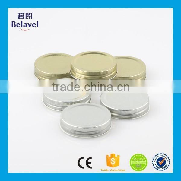 Supply cheap 70ml gold metal screw lid for glass jar
