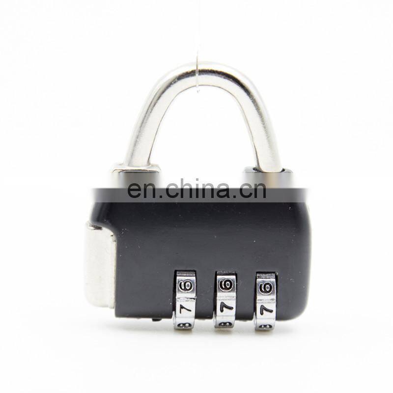 Small size 3 Digital Security luggage password locks Anti-Rust zinc alloy Combination code Lock