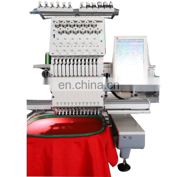 Glitter Cheap price T-shirt single head computerized embroidery machine