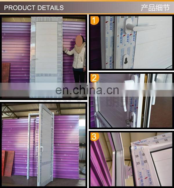 UPVC louver door design without track PVC Louver door for house