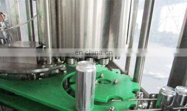 Automatic juice or beer or energy drink aluminum can filling machine china for sale
