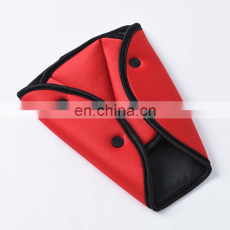 Child Car Safe Seat Belt Cover Adjustable Triangle Safety Seat Belt Pad Clips Protection for Baby Child Belts