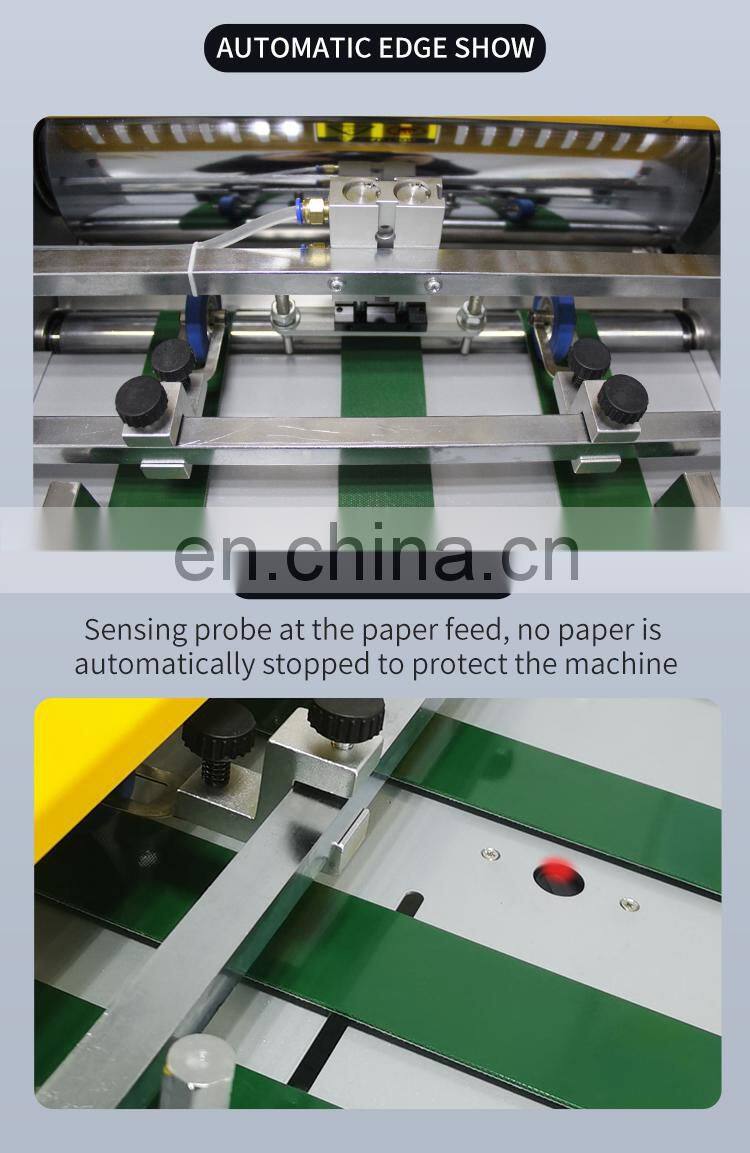 Top Quality Durable 110Mm Steel  Roller  Film Automatic Paper Laminating Machine