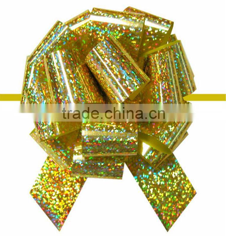 China Wholesale Christmas Gift Butterfly Ribbon Pull Bow For Gift Package