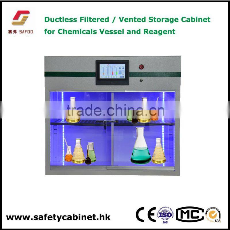 Wall or benchtop mounting filtered Storage Cabinets Purify Lab Air