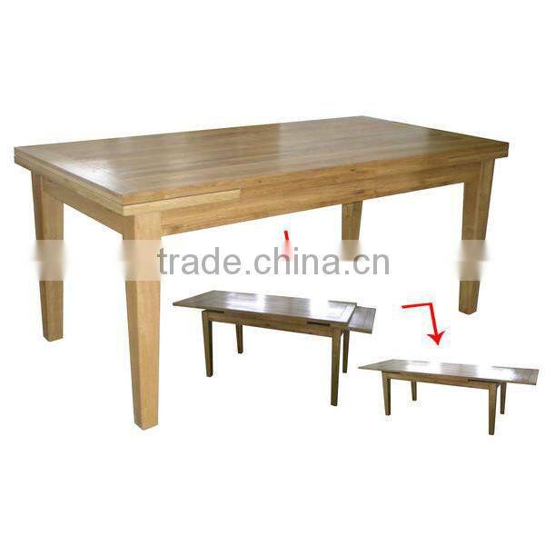 DT-4025 Long Extension Wooden Dining Table