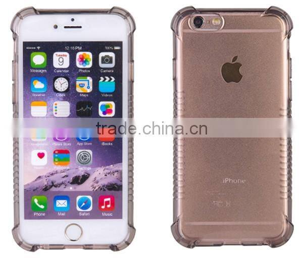 TPU soft scratch-resistant anti-skid translucent shell phone sets for iPhone