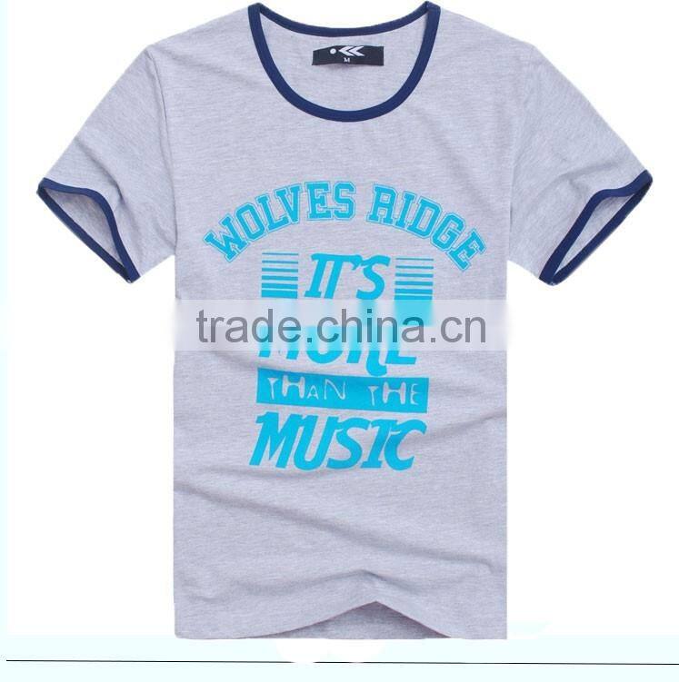2016wholesale high quality cheap custom t-shirts for men