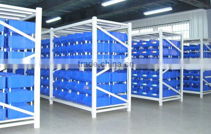 Solid steel plate storage rack