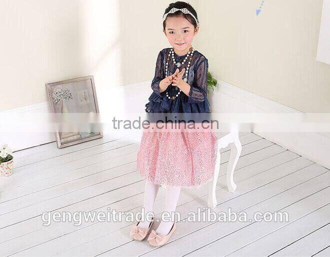 2015 Spring kids shoes girl butterfly princess girl baby shoes kids pearls shoes