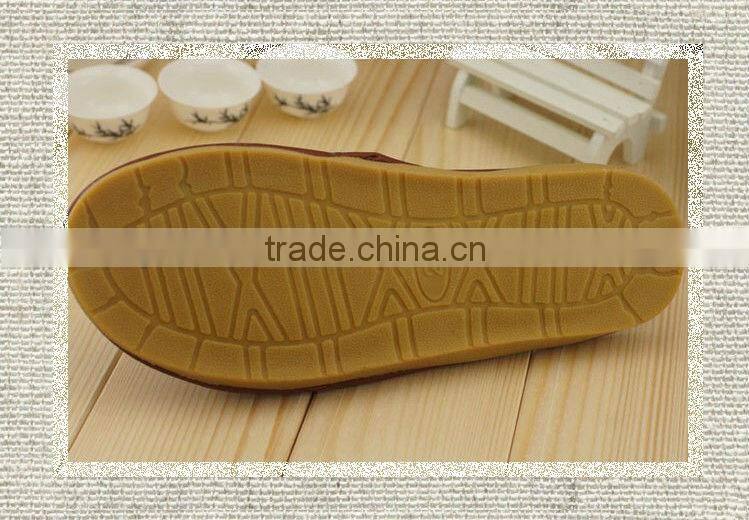 2014 New Design Cheap Wholesale Men Leather Sandals And Slippers