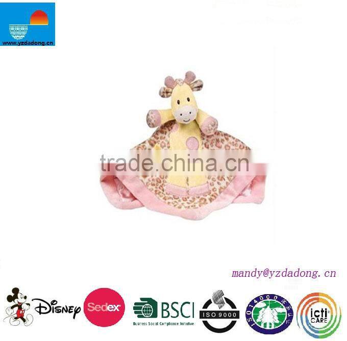 doudou cheap baby blanket/doudou giraffe