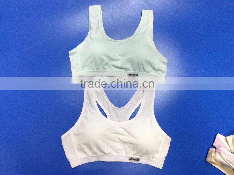 New athletic teen bra for sport girl young girl yoga bra