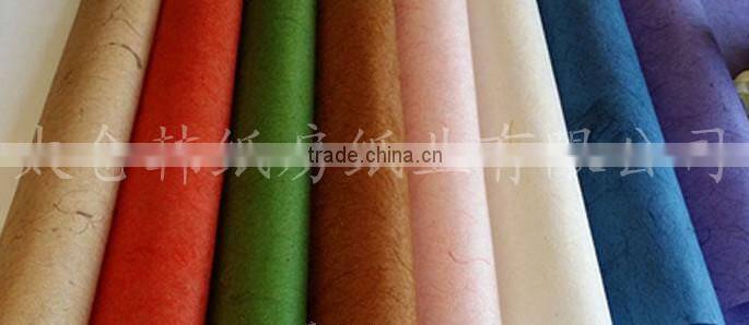 Natural jute fiber paper/hemp paper/red