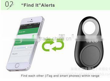 Wireless Bluetooth Tracer Tracking Mini Anti Lost Alarm Reminder Alarm Smart search key finder Self-portrait Camera