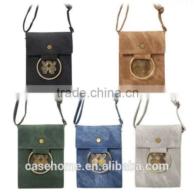 Mobile Phone Case for Samsung Galaxy Note 3 Small Cellphone Leather Shoulder Bags