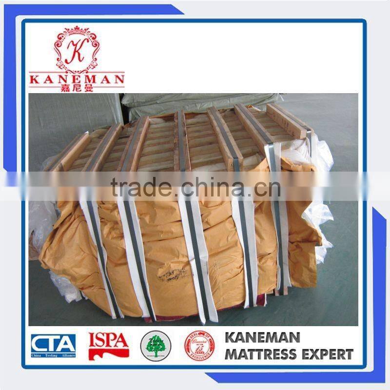 2016 China Wholesale Most Popular King Euro Pillow Top Pocket Spring Round Bed Mattress
