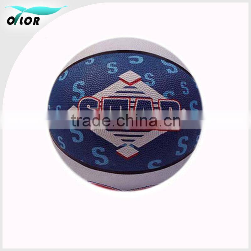 Wholesale size 7 outdoor cheap inflatable rubber basketballs