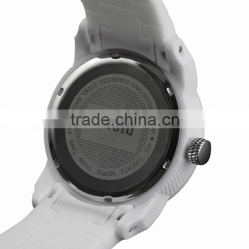 Top Band Wholesale Vogue Japan Movement Silicone Strap Sport Quartz Watch