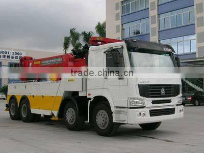 Sinotruck HOWO 8*4 platform road wrecker truck