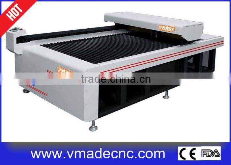 VLC 1325 SM CO2 Metal & Nonmetal Laser Cutting Machine for stainless steel leather wood plastic