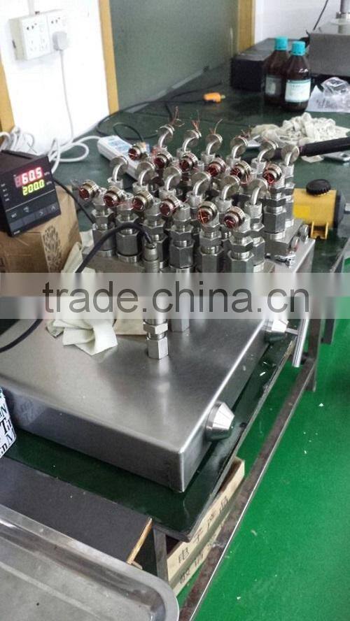 Melt pressure transducer with flexible tube , Hirschman connect